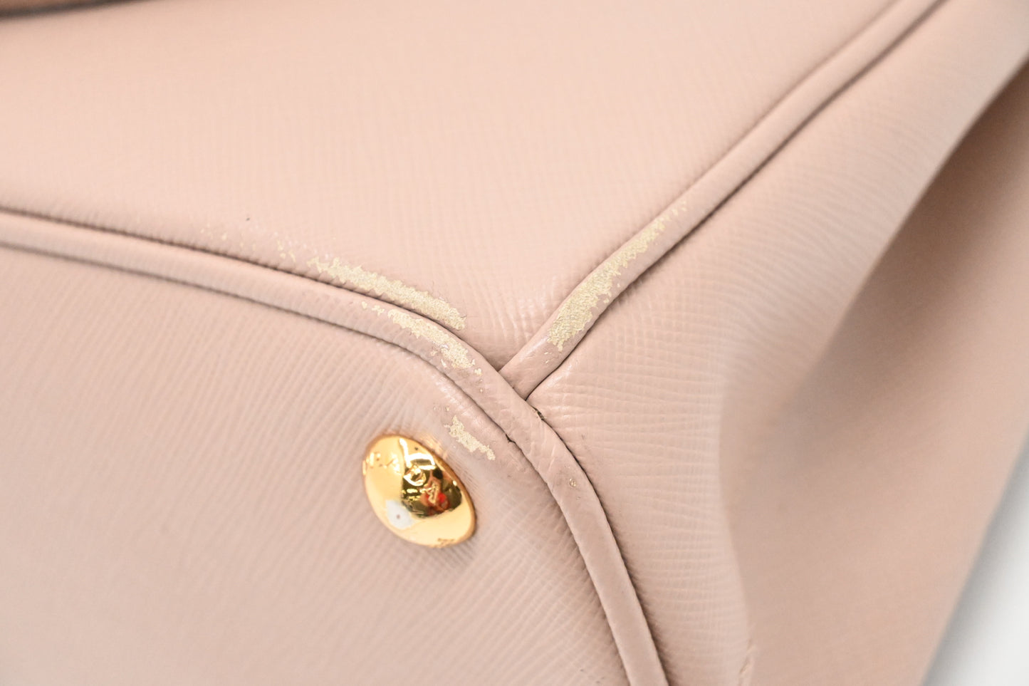 Prada Small Galleria in Pink Saffiano Leather