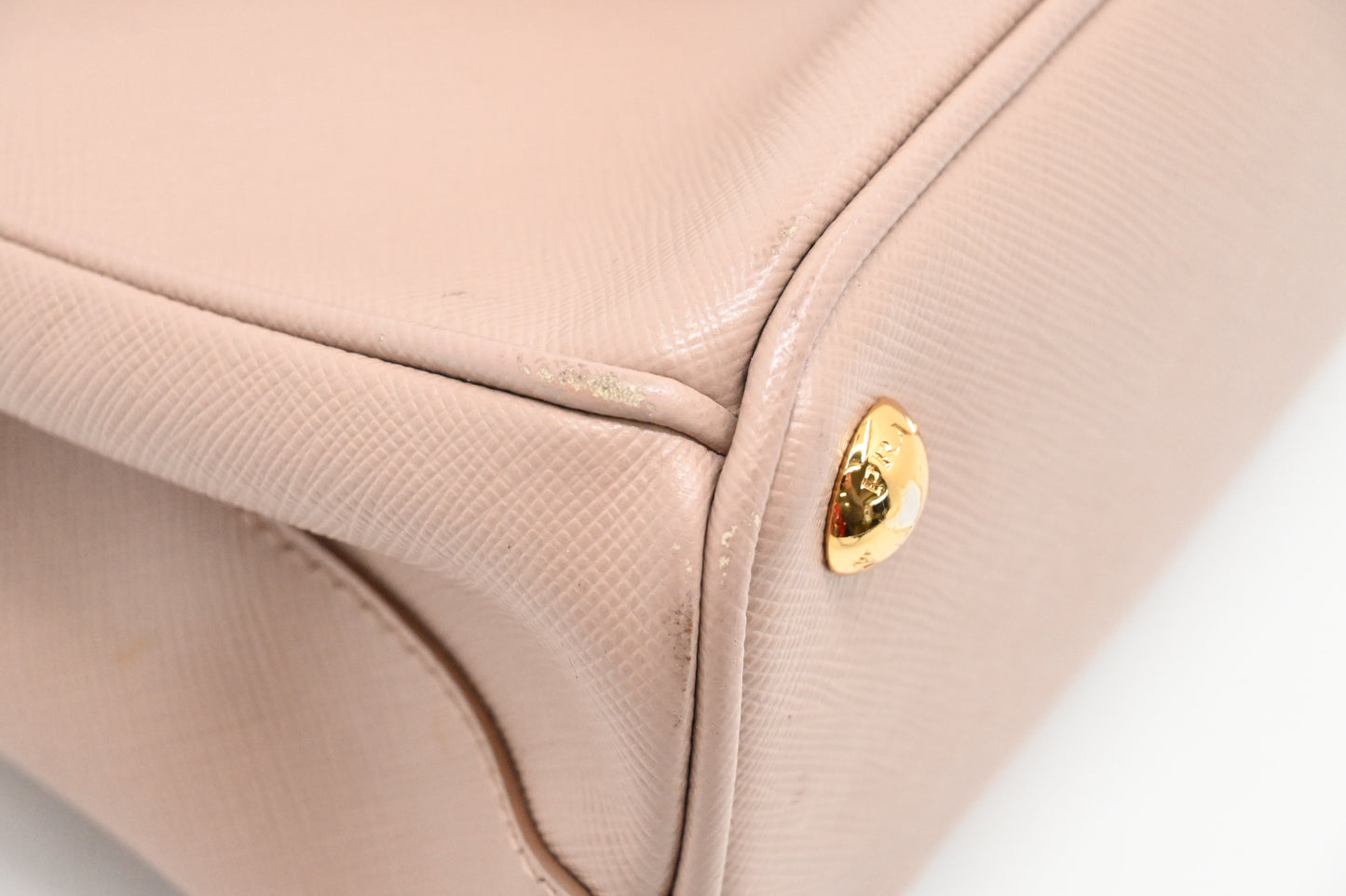 Prada Small Galleria in Pink Saffiano Leather