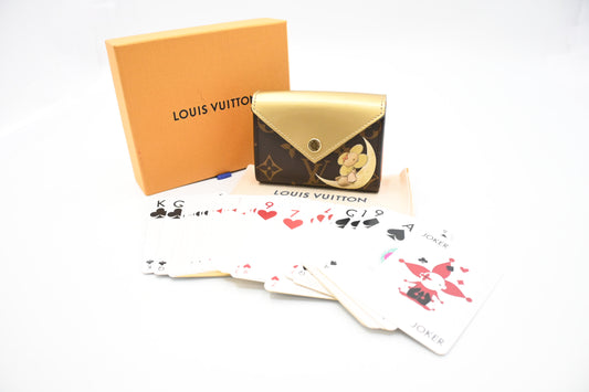 Louis Vuitton Vivienne Cards Set in Monogram Canvas and Gold Leather