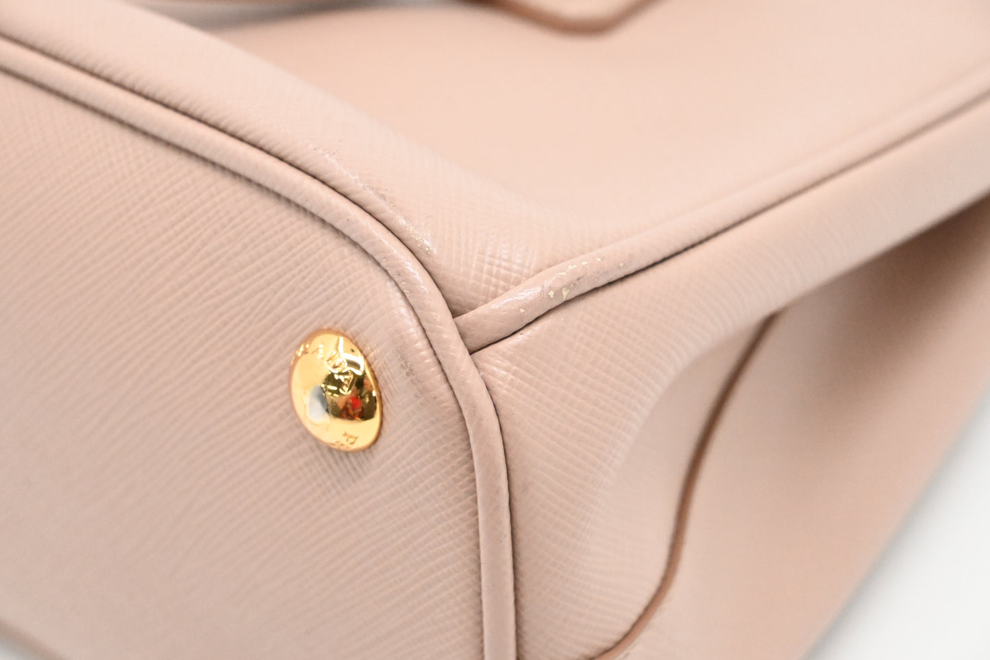 Prada Small Galleria in Pink Saffiano Leather