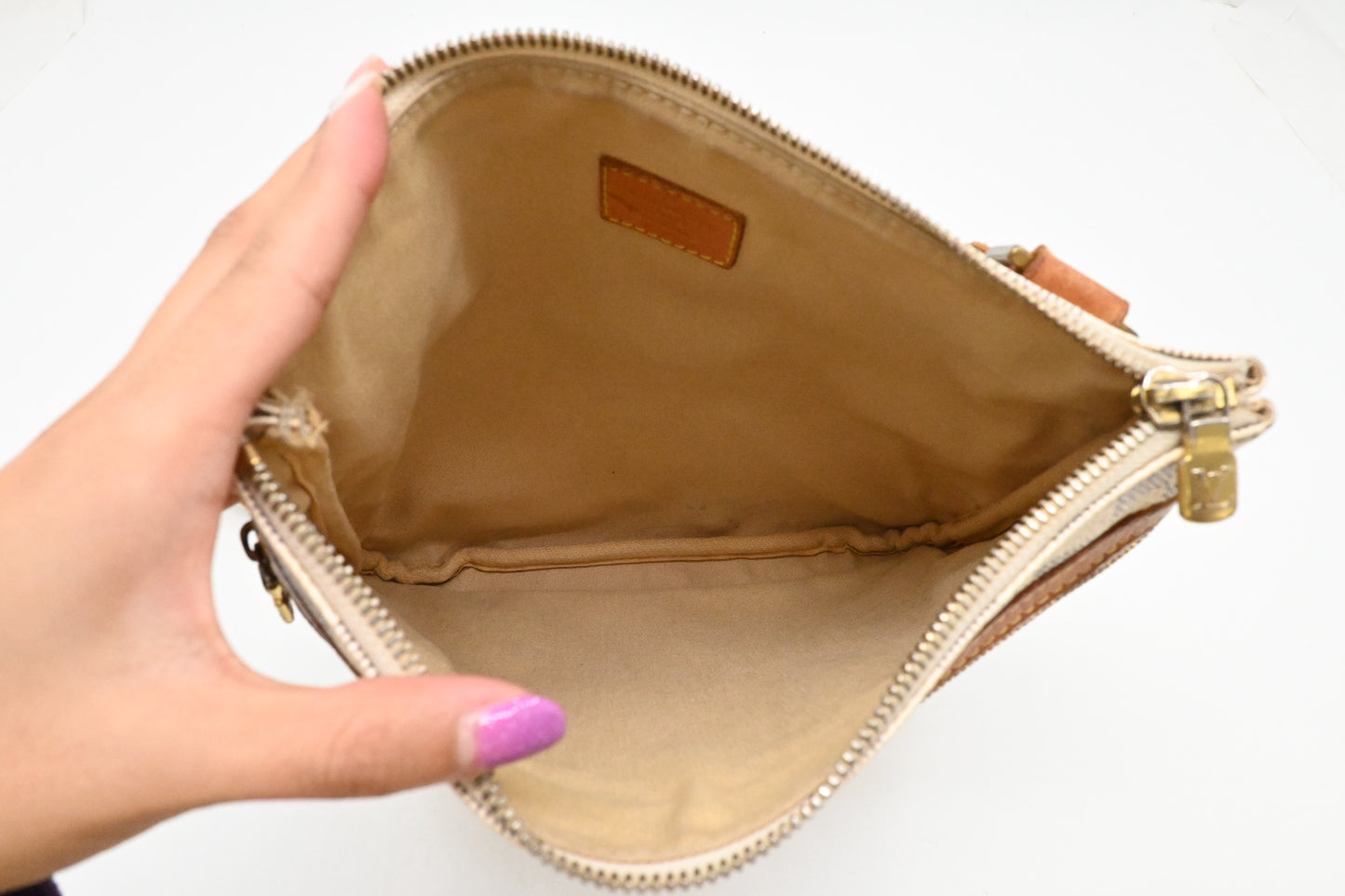 Louis Vuitton Pochette Bosphore in Damier Azur Canvas