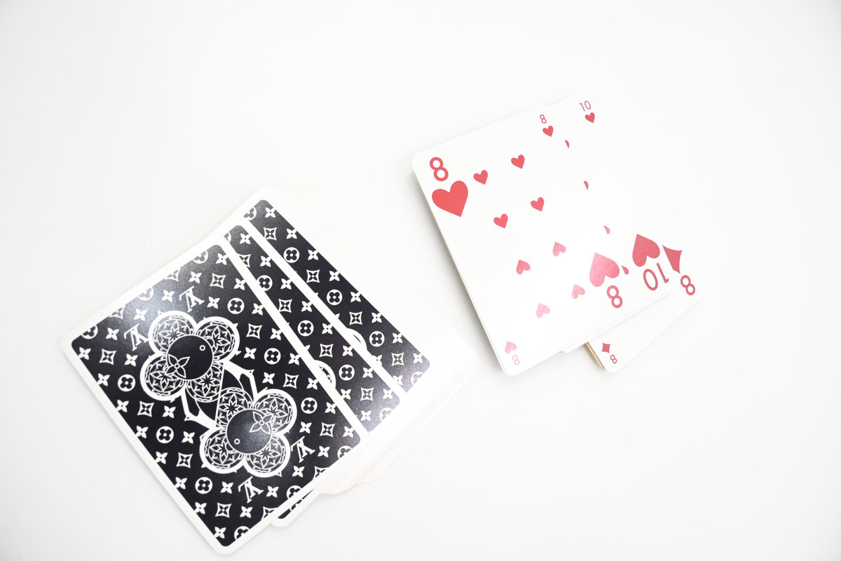 Louis Vuitton Vivienne Cards Set in Monogram Canvas and Gold Leather