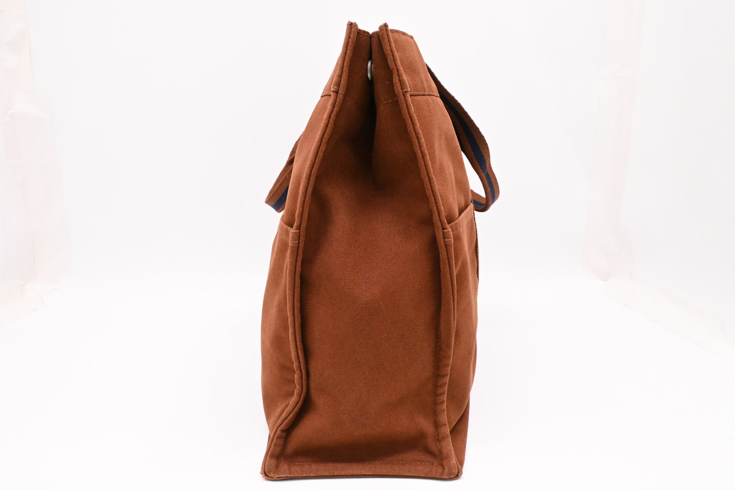 Hermes Fourre-Tout GM in Brown Canvas