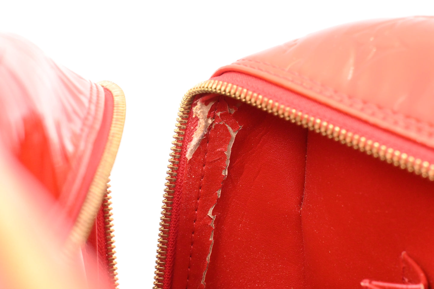 Louis Vuitton Sutton in Red Vernis Leather