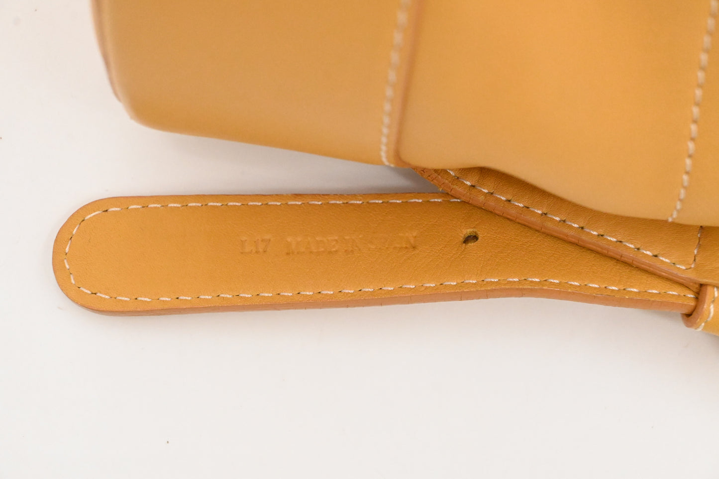 Loewe Backpack in Yellow Leather