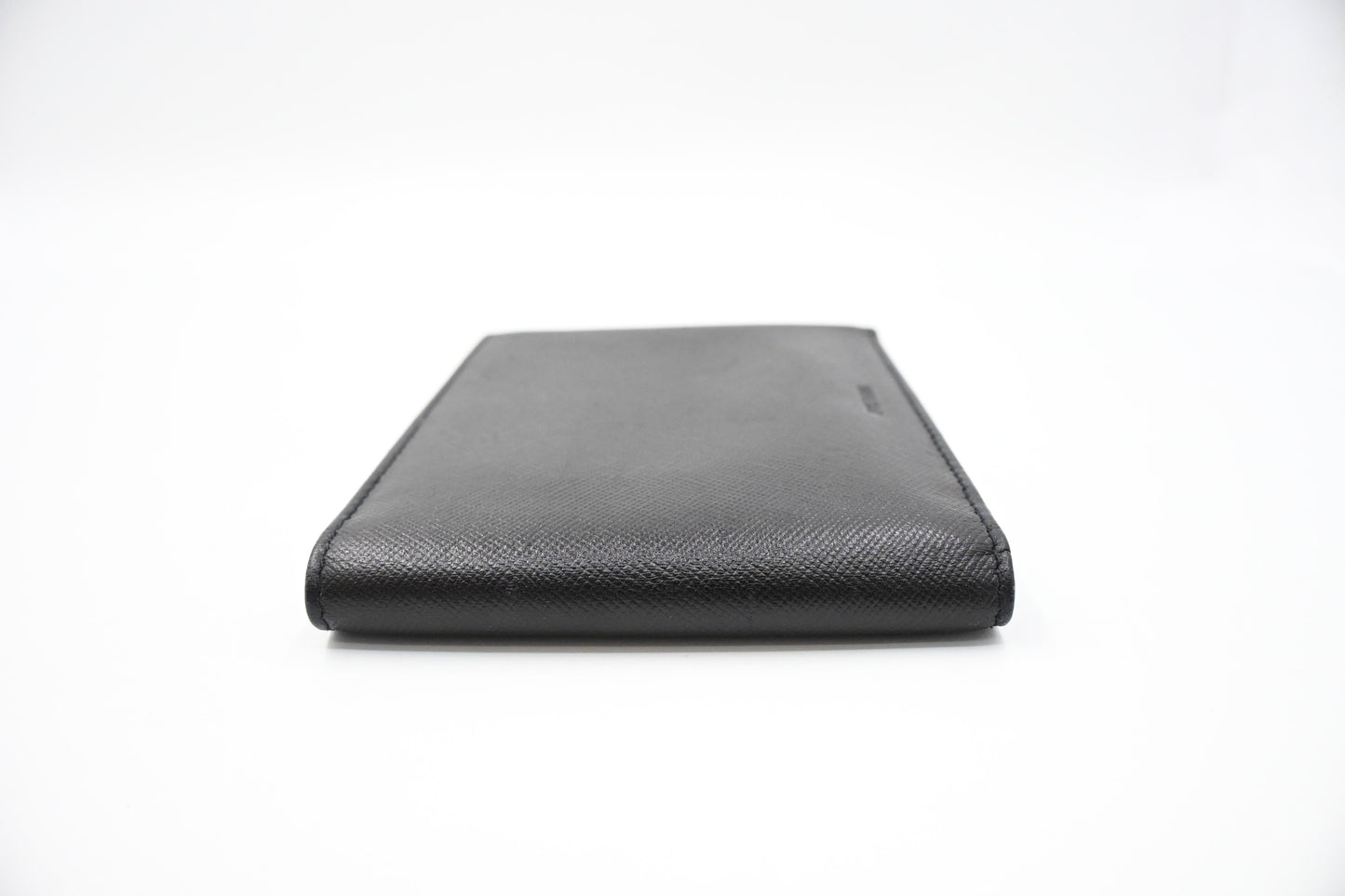 Prada Trifold Wallet in Black Saffiano Leather