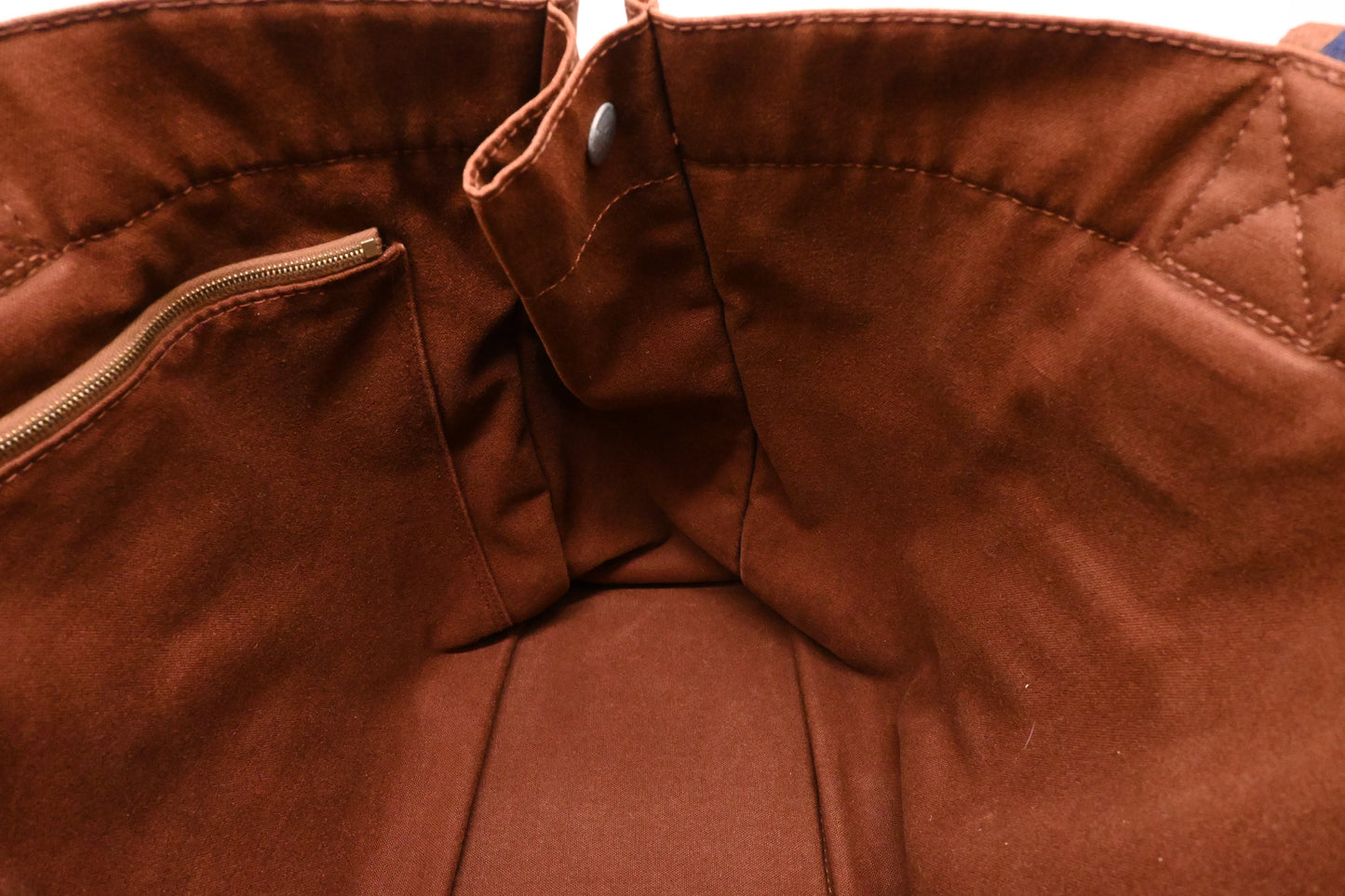 Hermes Fourre-Tout GM in Brown Canvas