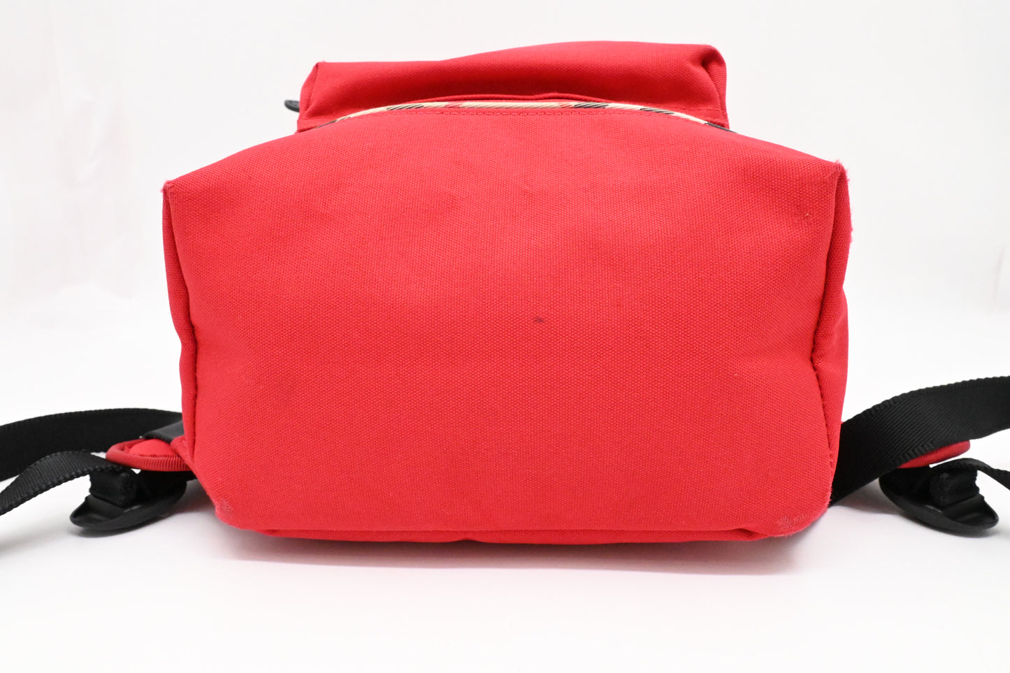 Burberry Backpack in Red Canvas