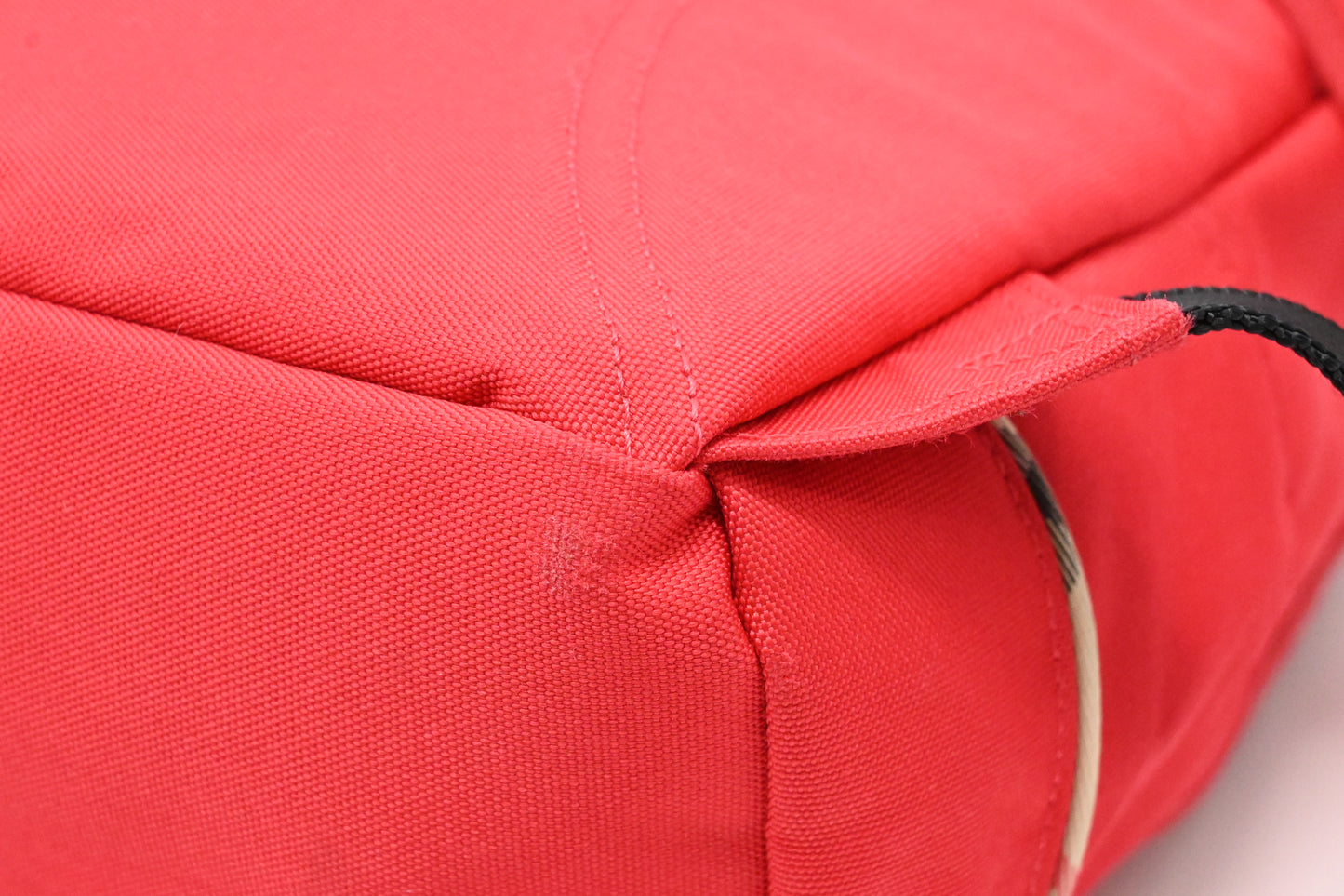 Burberry Backpack in Red Canvas