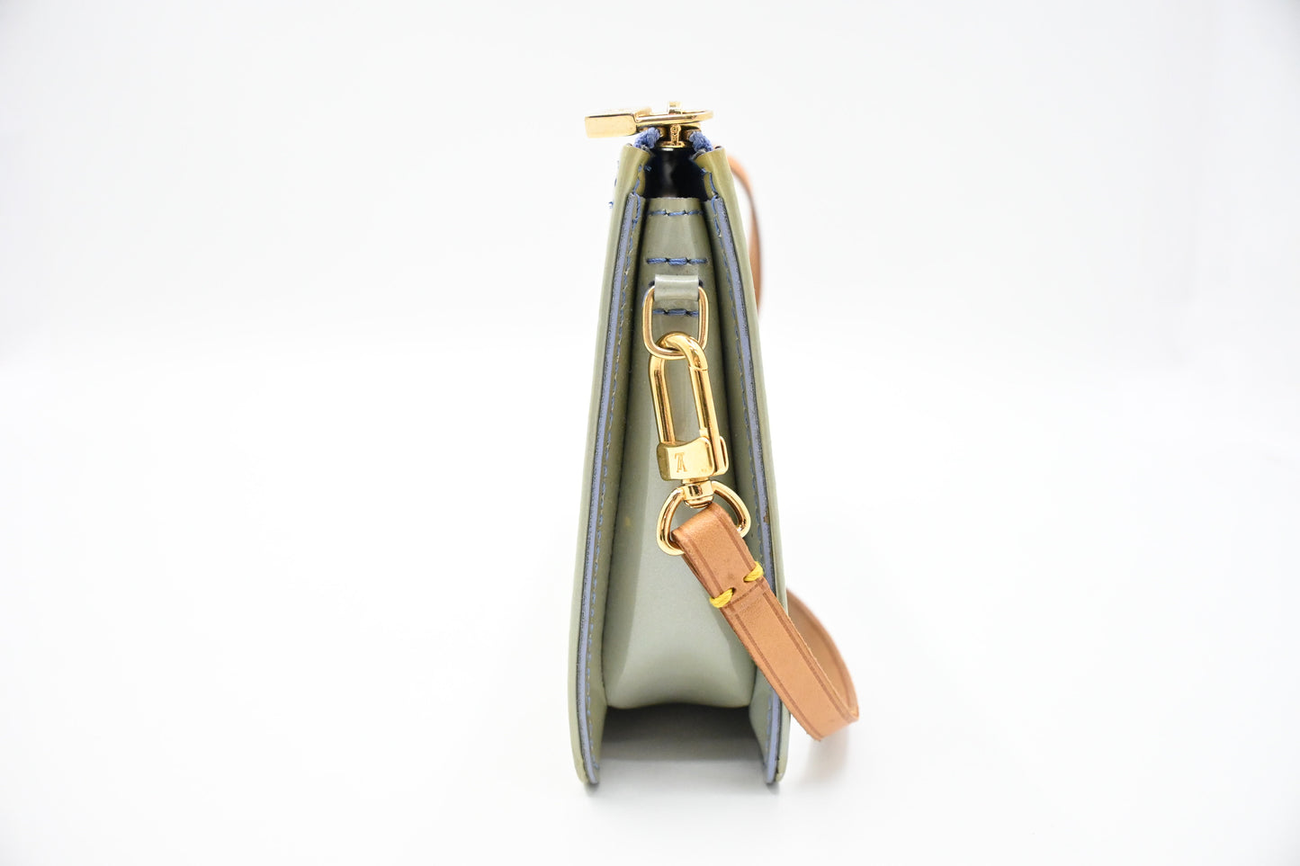 Louis Vuitton Lexington in Metallic Green Vernis Leather