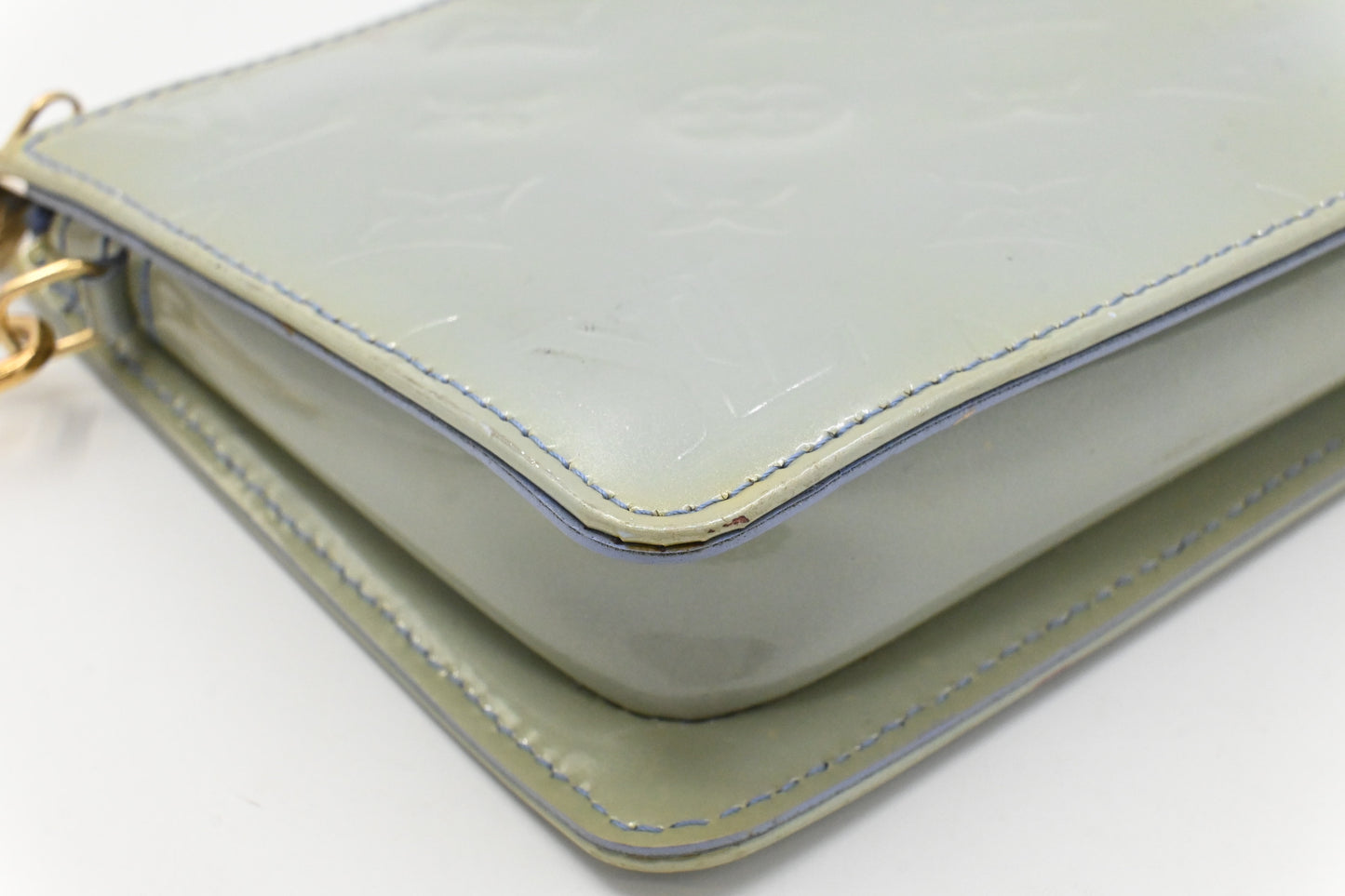 Louis Vuitton Lexington in Metallic Green Vernis Leather