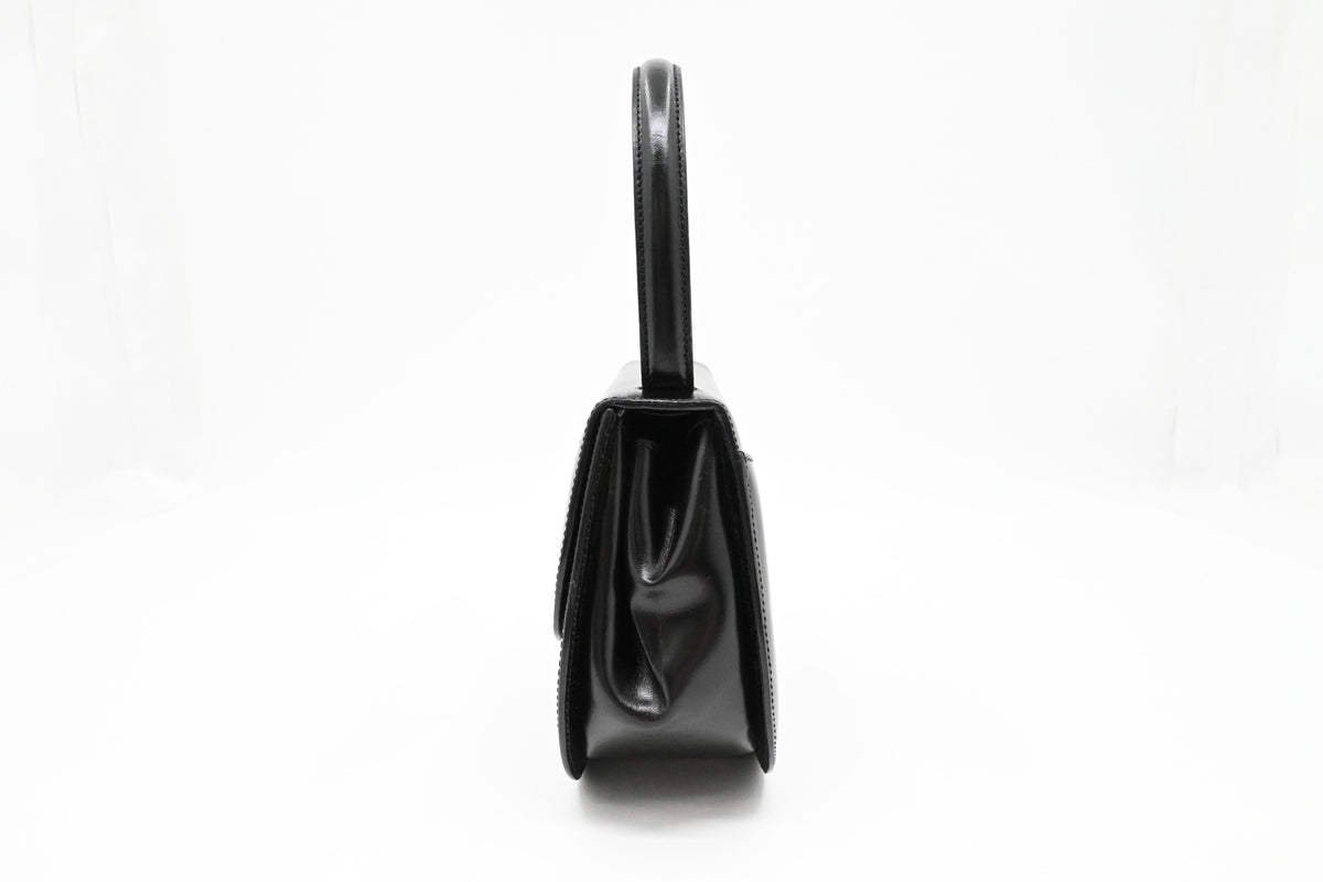 Celine 2way Bag in Black Leather