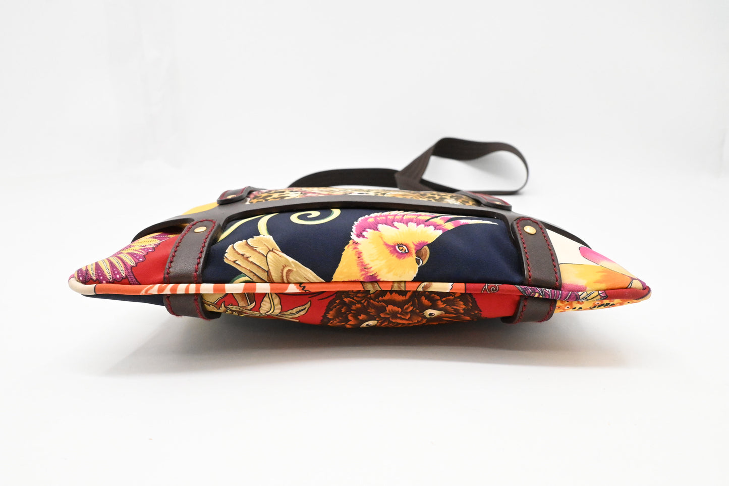 Ferragamo Crossbody Bag in Nylon and Leather