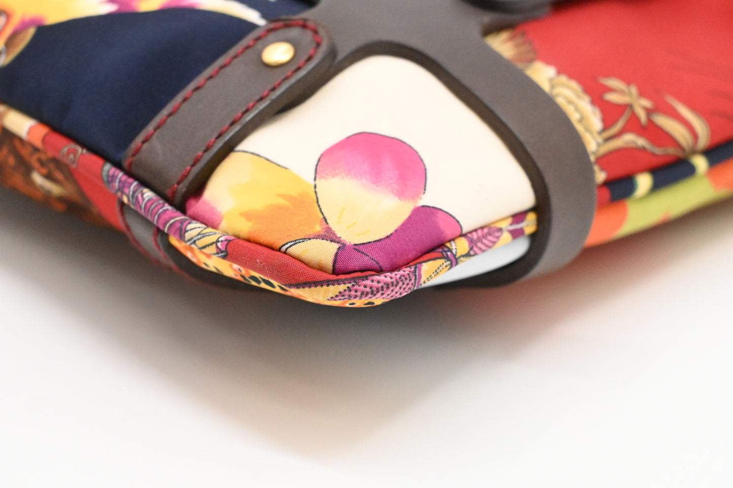 Ferragamo Crossbody Bag in Nylon and Leather