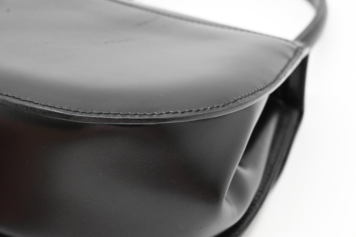 Celine 2way Bag in Black Leather