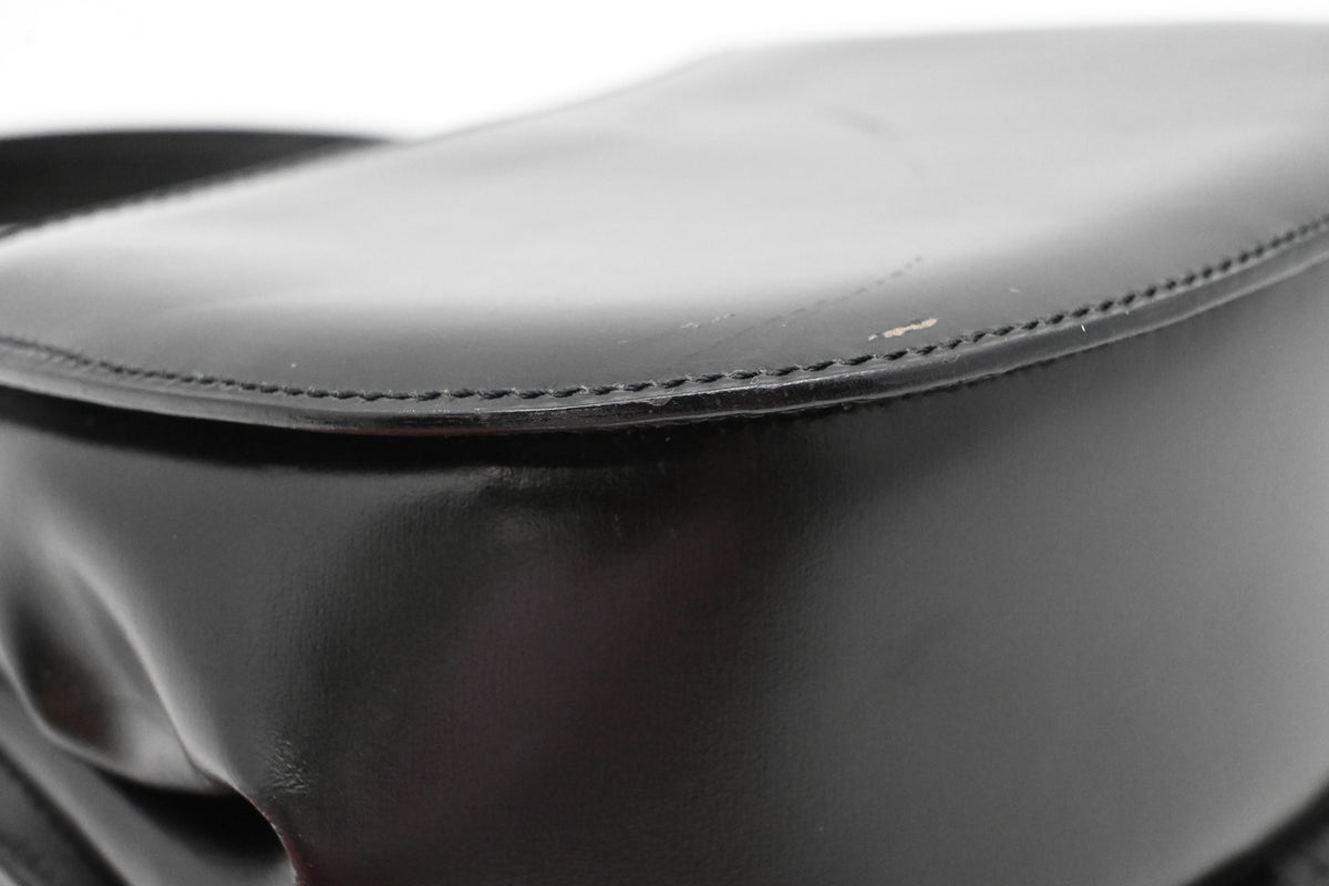 Celine 2way Bag in Black Leather