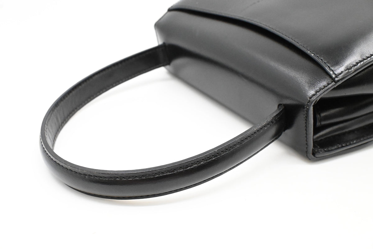 Celine 2way Bag in Black Leather