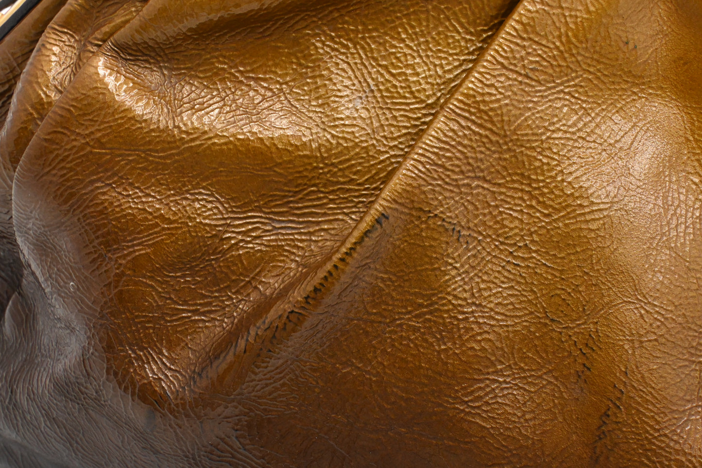 Prada Mordore Hobo Bag in Gold Ombre Leather