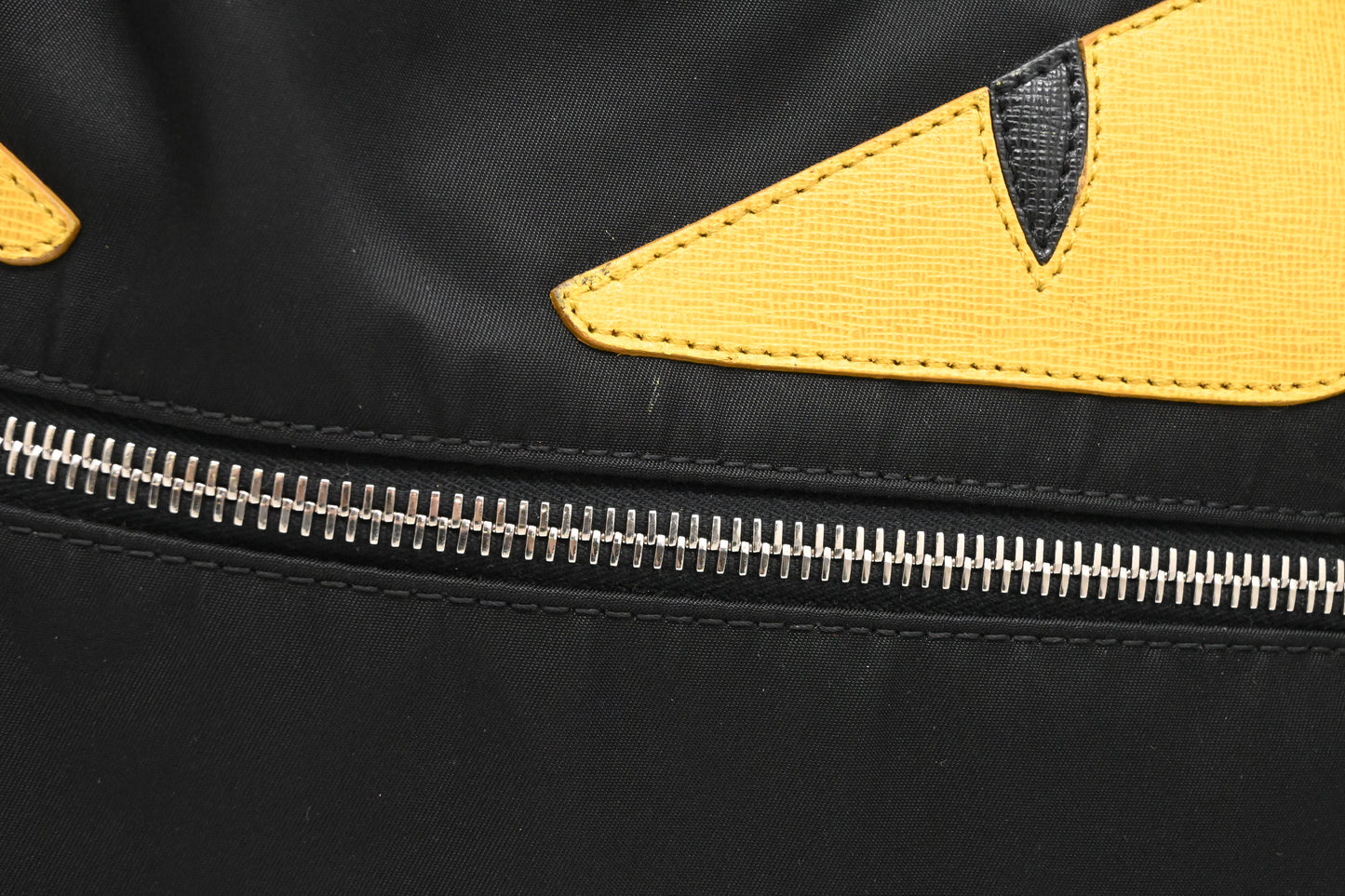 Fendi Monster Tote in Black Nylon