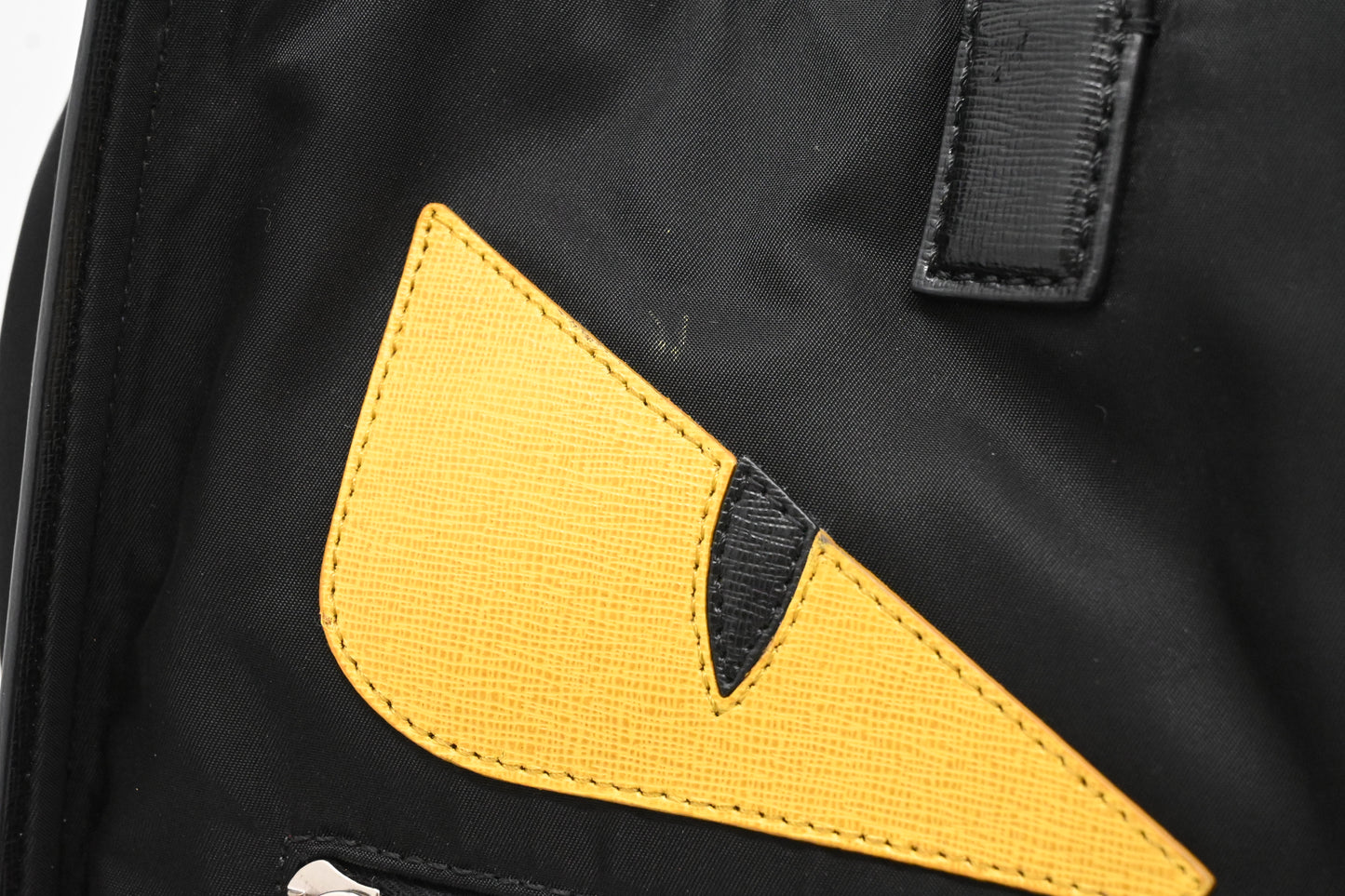 Fendi Monster Tote in Black Nylon