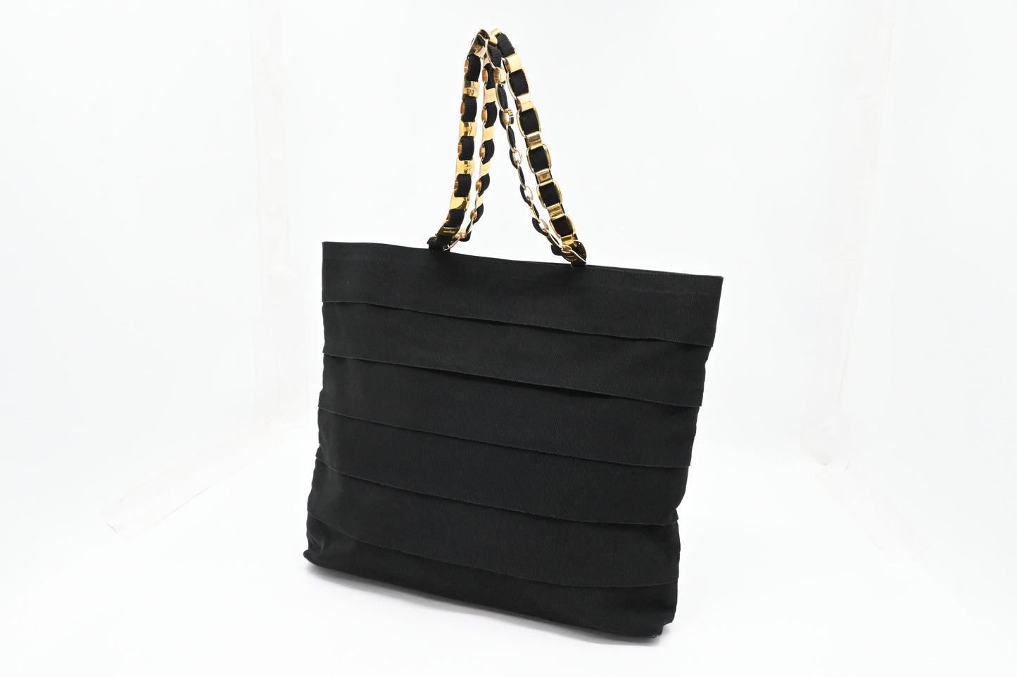 Ferragamo Tote Bag in Black Canvas
