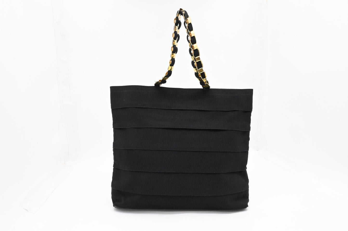Ferragamo Tote Bag in Black Canvas