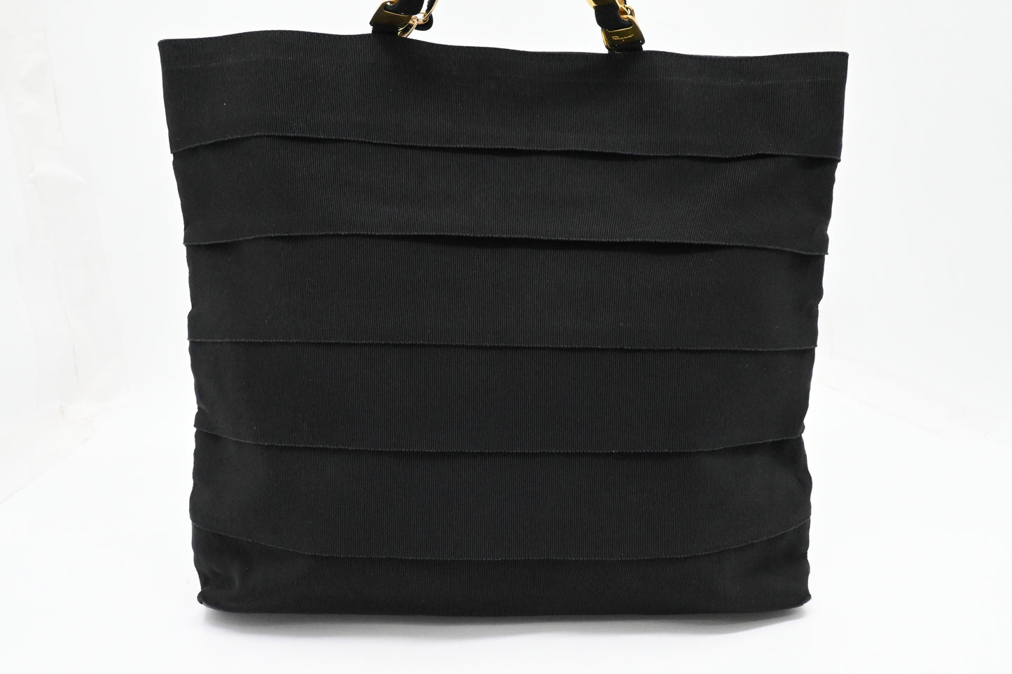 Ferragamo Tote Bag in Black Canvas