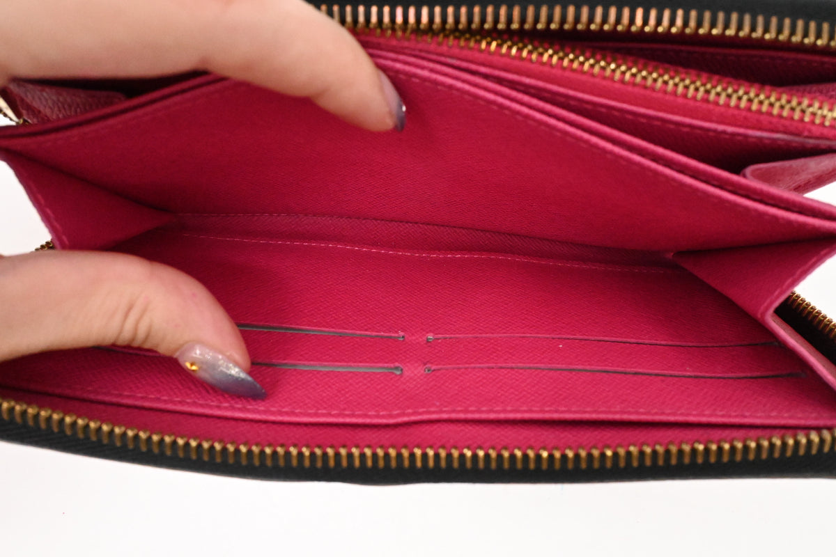 Louis Vuitton Long Zippy Wallet in Black Multicolor Monogram Canvas