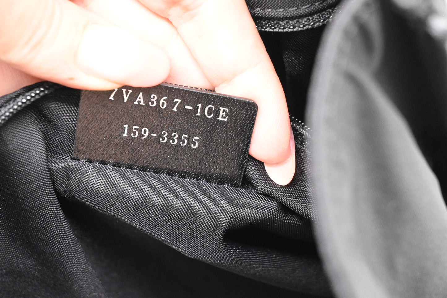 Fendi Monster Tote in Black Nylon
