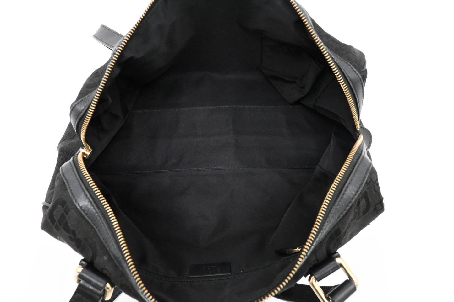 Gucci Shoulder Bag in Black Horsebit Canvas