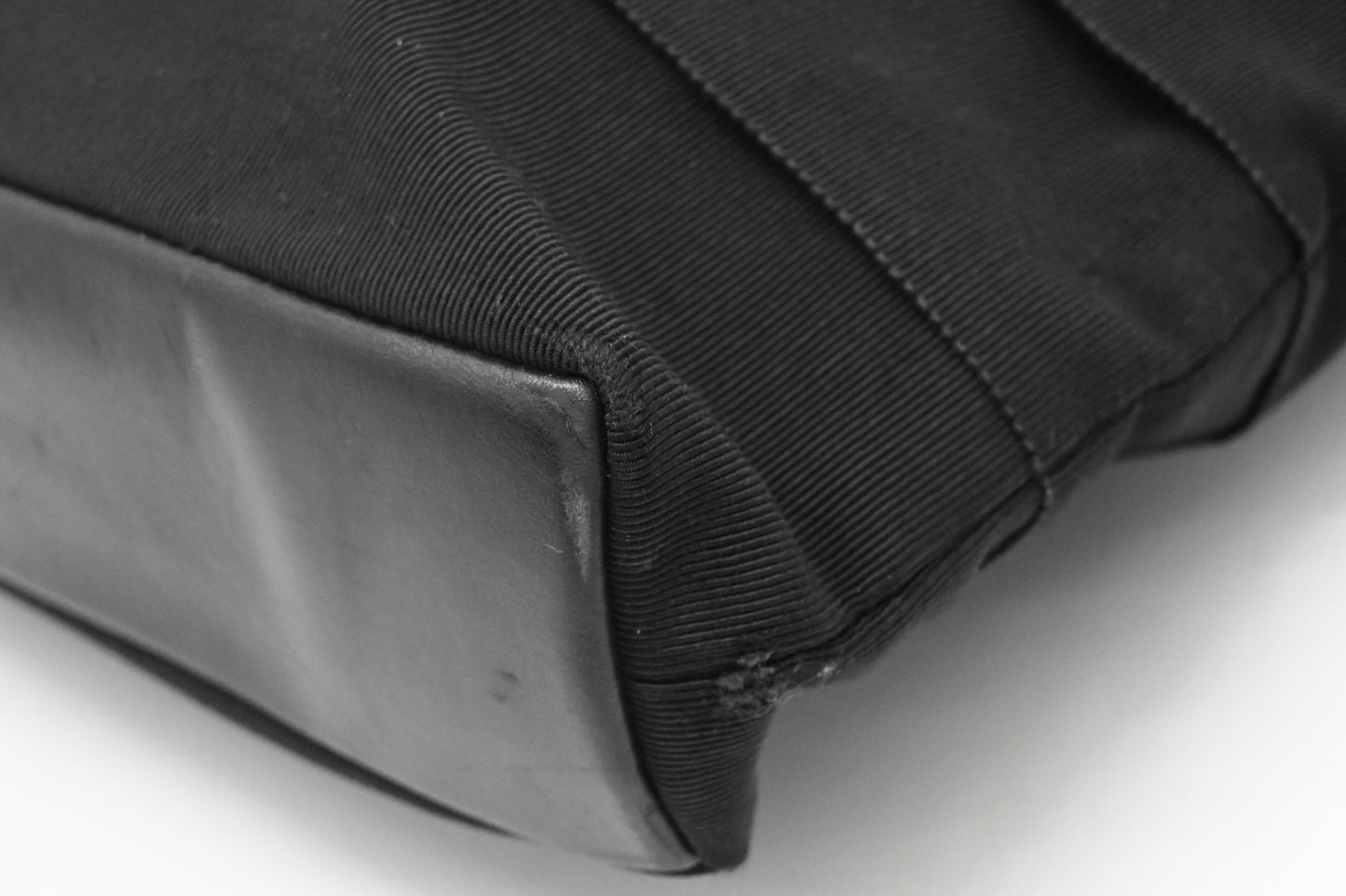 Ferragamo Tote Bag in Black Canvas