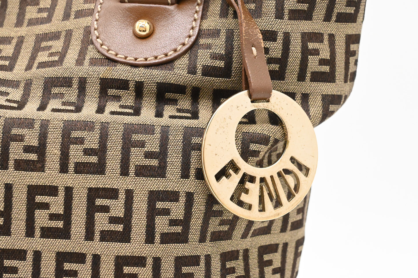 Fendi Handbag in Zucchino Canvas