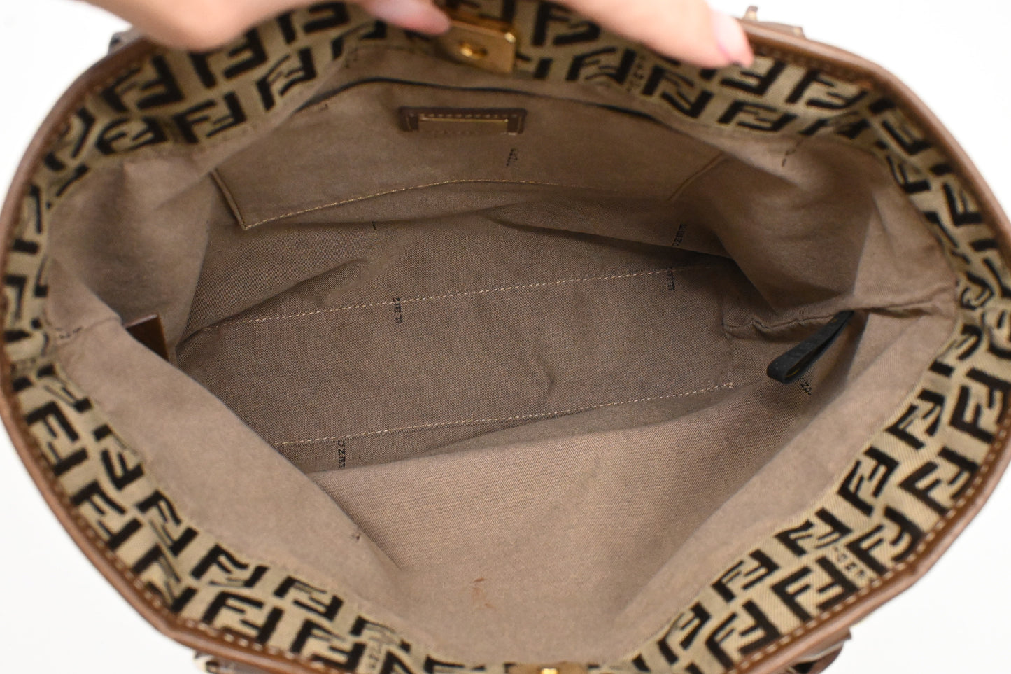 Fendi Handbag in Zucchino Canvas