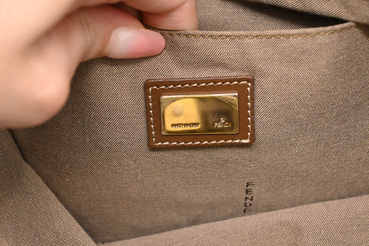 Fendi Handbag in Zucchino Canvas