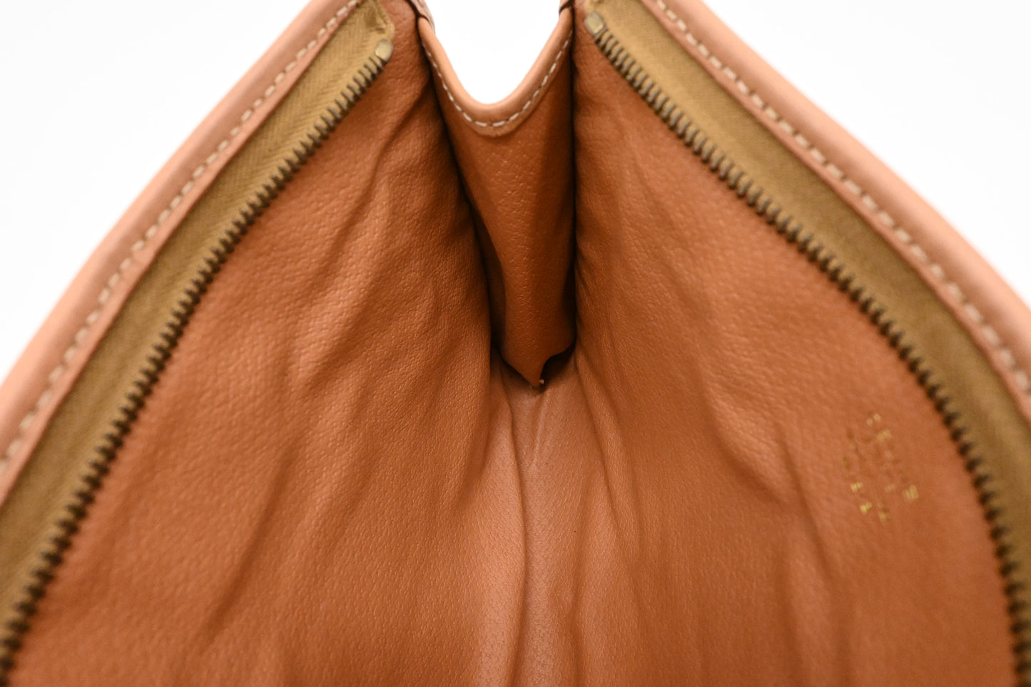 Celine Clutch in Brown Macadam Canvas