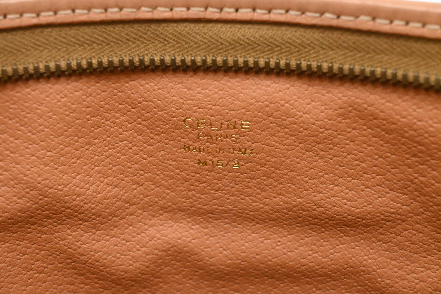 Celine Clutch in Brown Macadam Canvas