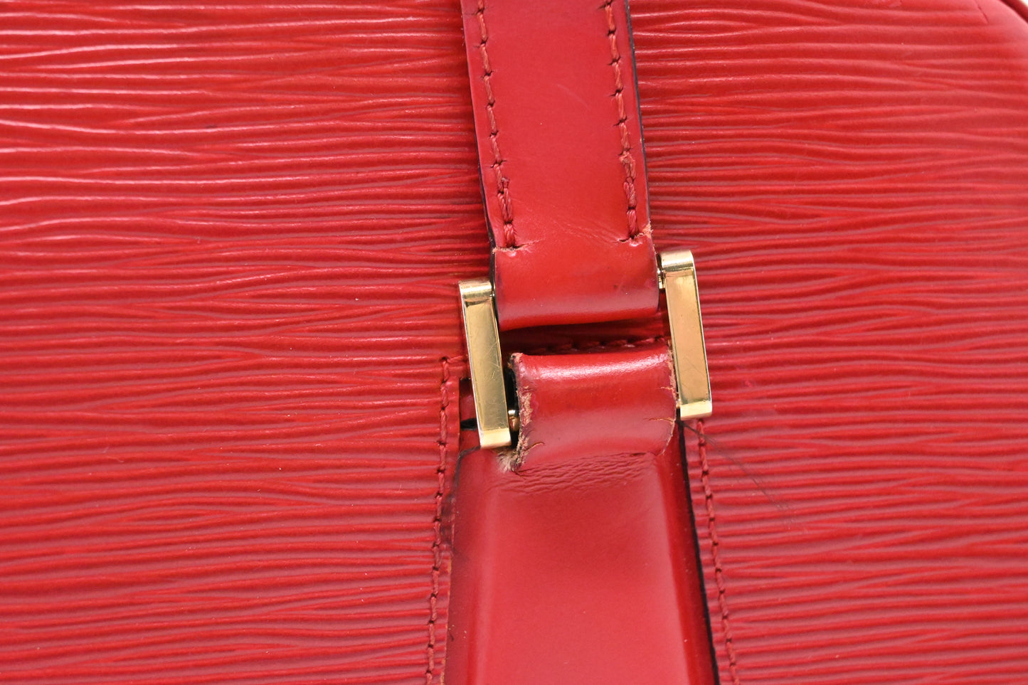 Louis Vuitton Voltaire in Red Epi Leather