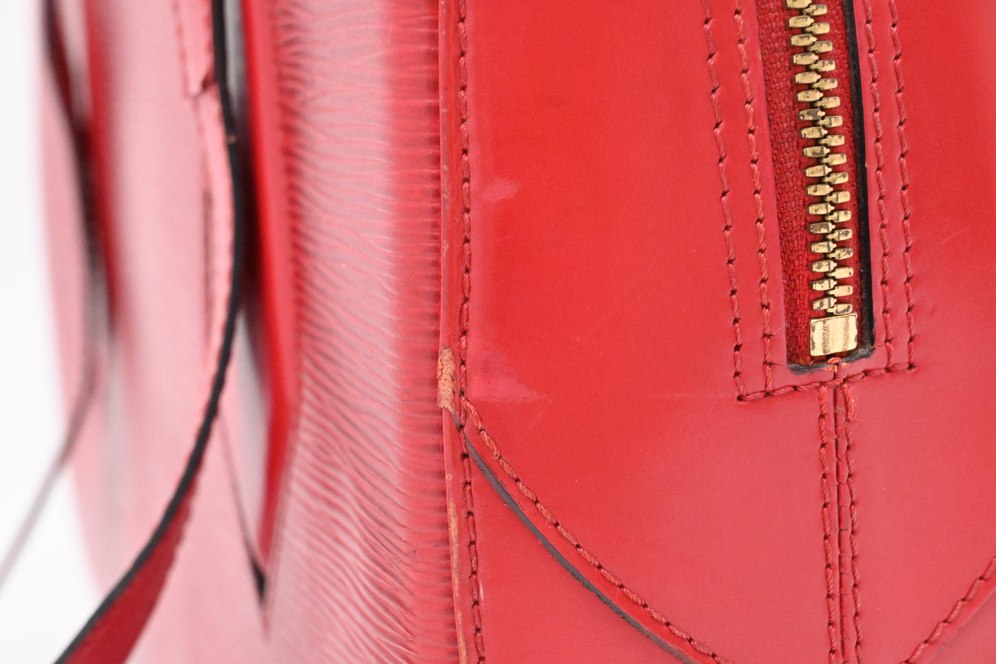 Louis Vuitton Voltaire in Red Epi Leather