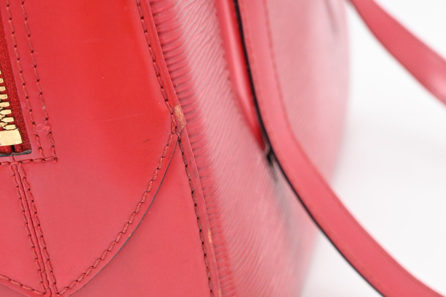 Louis Vuitton Voltaire in Red Epi Leather