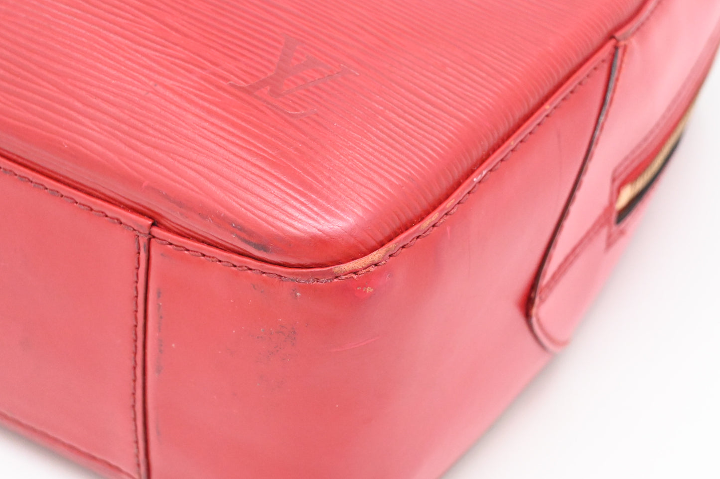Louis Vuitton Voltaire in Red Epi Leather