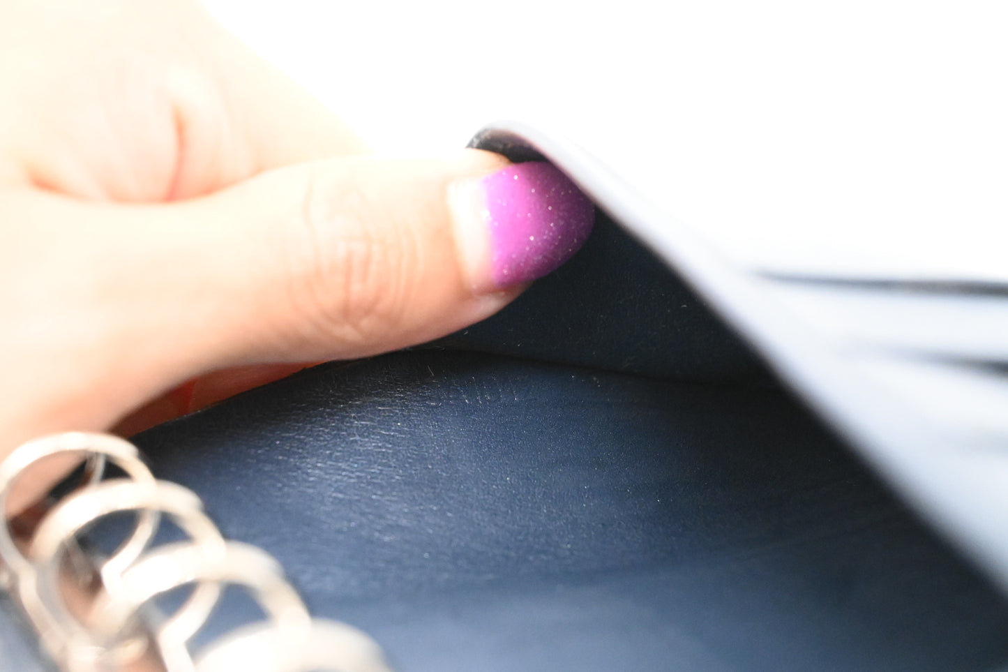 Louis Vuitton Agenda PM in Matte Dark Blue Leather