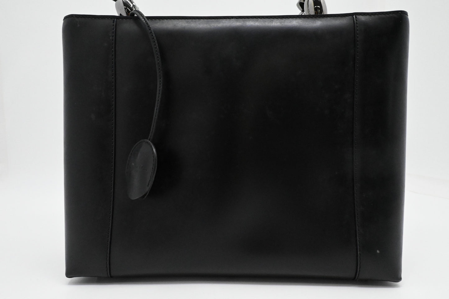 Dior Malice Shoulder Bag in Black Leather