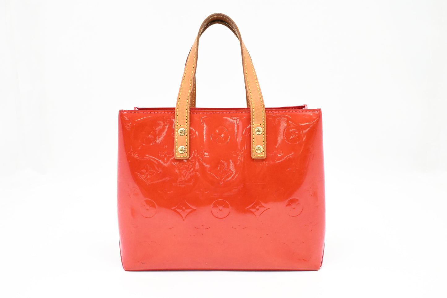 Louis Vuitton Reade PM In Red Vernis Leather