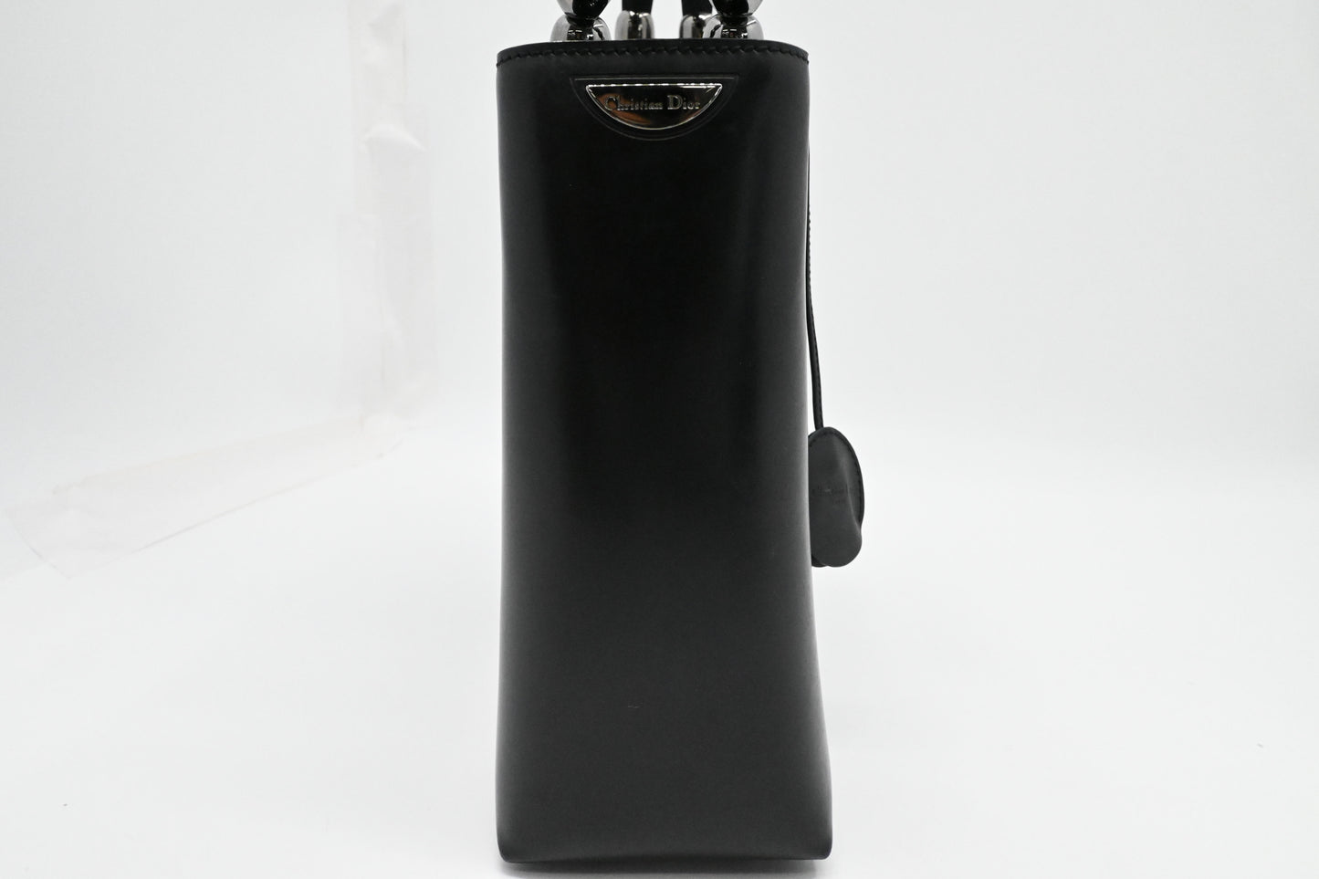 Dior Malice Shoulder Bag in Black Leather