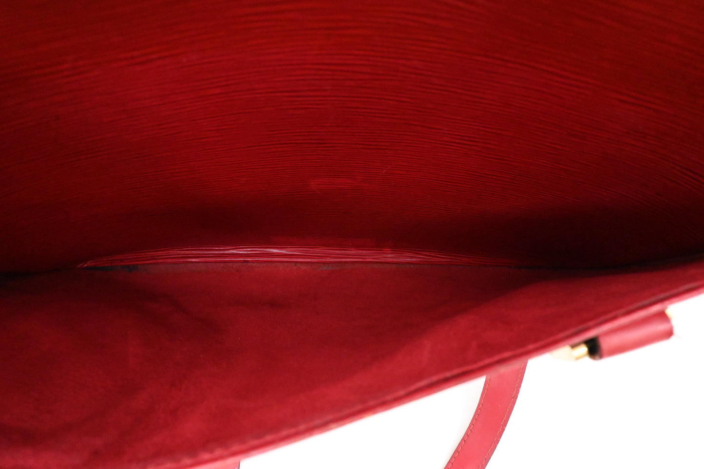 Louis Vuitton Voltaire in Red Epi Leather