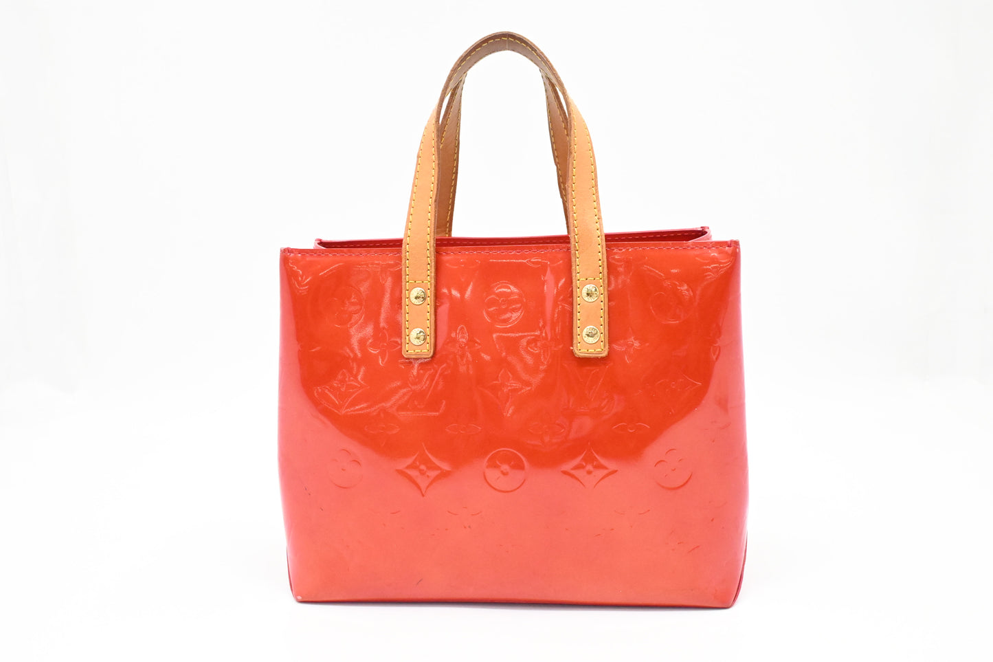 Louis Vuitton Reade PM In Red Vernis Leather