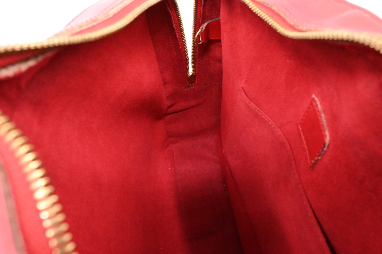 Louis Vuitton Voltaire in Red Epi Leather