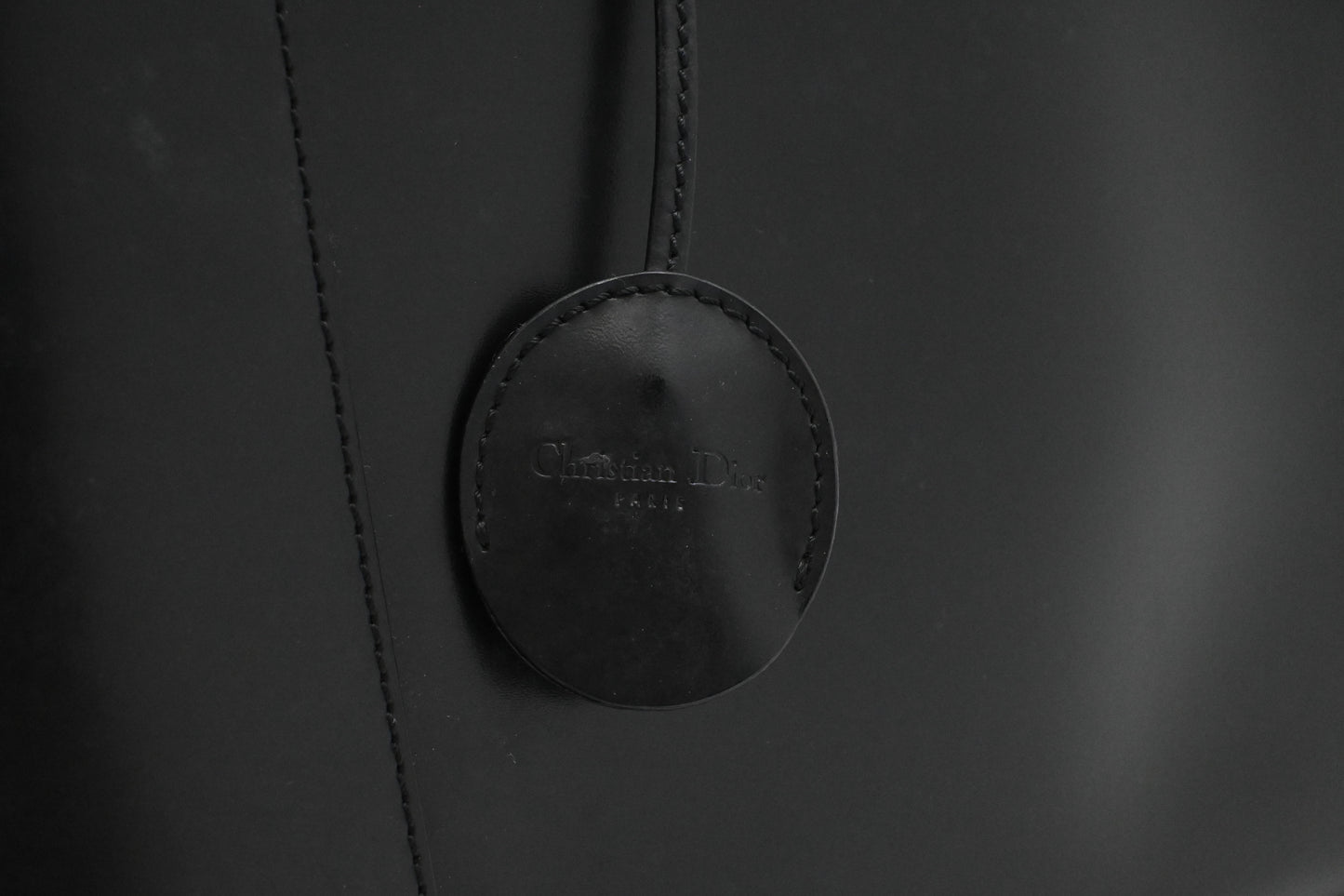 Dior Malice Shoulder Bag in Black Leather