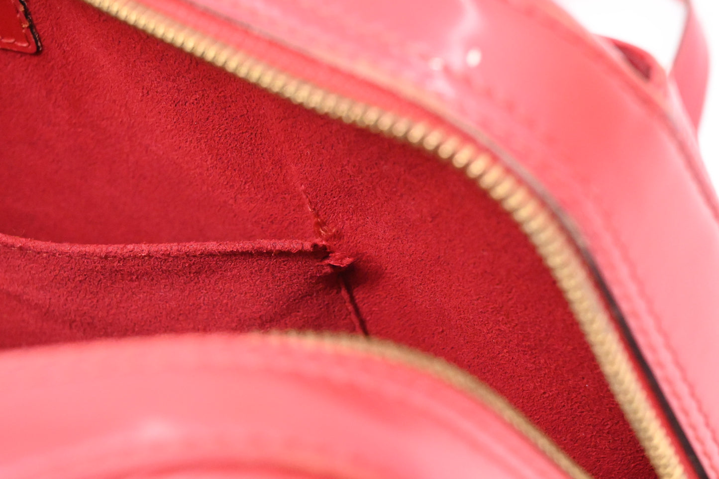 Louis Vuitton Voltaire in Red Epi Leather
