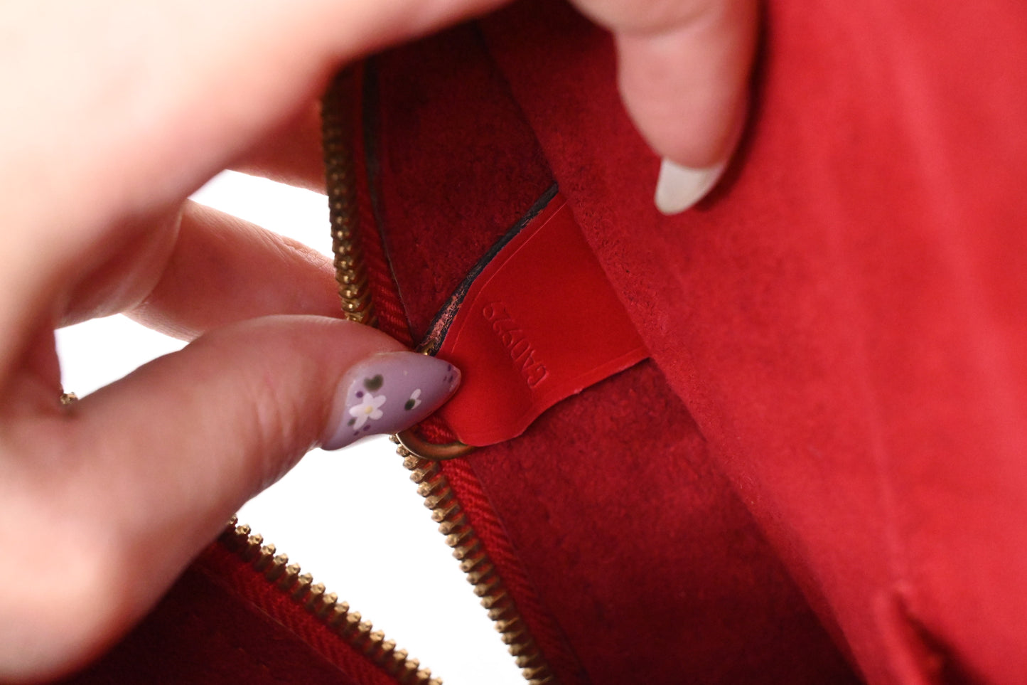 Louis Vuitton Voltaire in Red Epi Leather